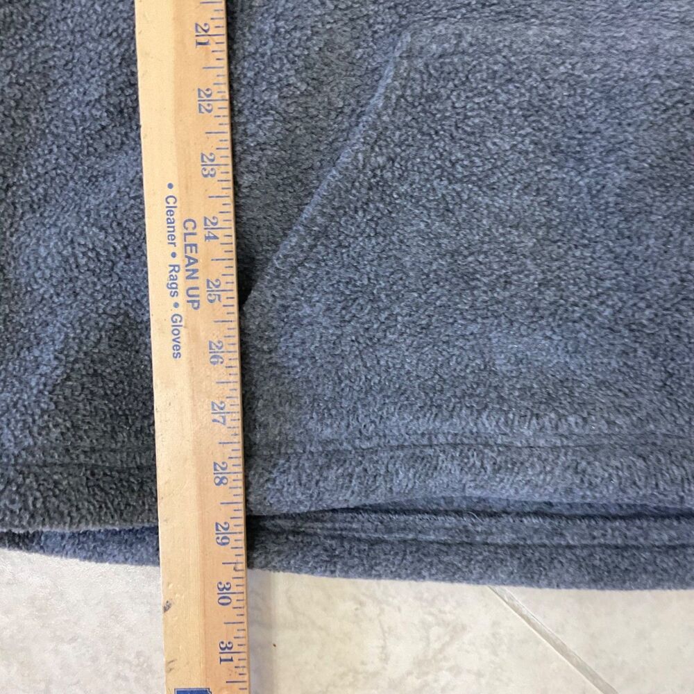 Land's End Polartec Fleece 1/4 Zip Jacket Hooded Women's Med Gray - Picture 5 of 10
